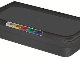 Гастроёмкость 1/3-65 2.4л чёрная без крышки глубокая пластиковая по 7 шт/уп