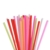 Трубочки 370x5.2мм для сахарной ваты прямые цветные по 500 шт/уп