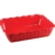 Салатник прямоугольный 2000мл 260x175мм h80мм красный пластиковый с волнистыми краями по 9 шт/уп
