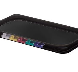 Крышка для гастроёмкости 1/4 пластиковая чёрная /1/16/