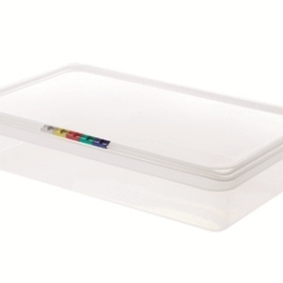 Гастроёмкость 1/1-65 8.5л прозрачная без крышки глубокая пластиковая по 7 шт/уп