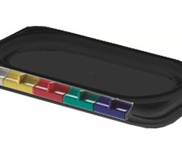 Крышка для гастроёмкости 1/9 пластиковая чёрная /1/18/