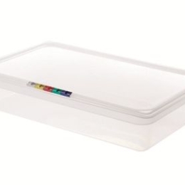 Гастроёмкость 1/1-100 13.3л прозрачная без крышки глубокая пластиковая по 6 шт/уп