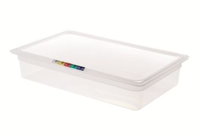 Гастроёмкость 1/1-100 13.3л прозрачная без крышки глубокая пластиковая по 6 шт/уп