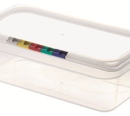 Гастроёмкость 1/3-100 3.8л прозрачная без крышки глубокая пластиковая по 6 шт/уп