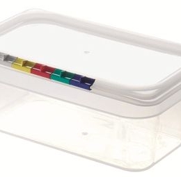 Гастроёмкость 1/4-100 2.8л прозрачная без крышки глубокая пластиковая по 24 шт/уп