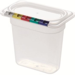 Гастроёмкость 1/9-150 2.4л прозрачная без крышки глубокая пластиковая по 12 шт/уп