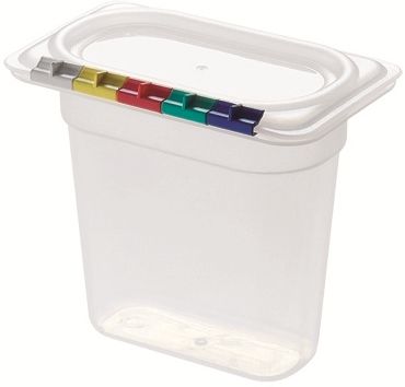 Гастроёмкость 1/9-150 2.4л прозрачная без крышки глубокая пластиковая по 12 шт/уп