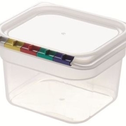 Гастроёмкость 1/6-100 1.6л прозрачная без крышки глубокая из поликарбоната по 12 шт/уп