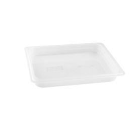 Гастроёмкость 1/2-40 2.3л прозрачная без крышки глубокая пластиковая по 24 шт/уп