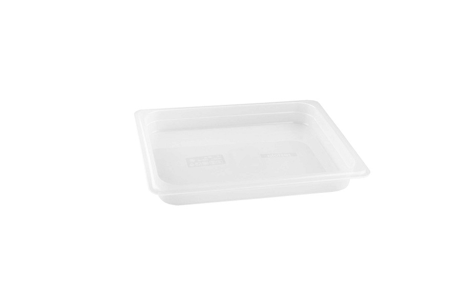 Гастроёмкость 1/2-40 2.3л прозрачная без крышки глубокая пластиковая по 24 шт/уп