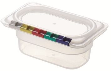 Гастроёмкость 1/9-65 0.6л прозрачная без крышки глубокая из поликарбоната по 21 шт/уп