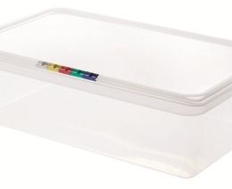 Гастроёмкость 1/1-150 20л прозрачная без крышки глубокая пластиковая по 4 шт/уп