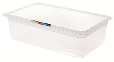 Гастроёмкость 1/1-150 20л прозрачная без крышки глубокая пластиковая по 4 шт/уп