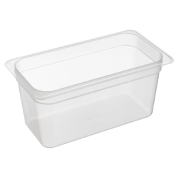 Гастроёмкость 1/3-150 5.5л прозрачная без крышки глубокая пластиковая по 12 шт/уп