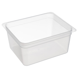 Гастроёмкость 1/2-150 8.9л прозрачная без крышки глубокая пластиковая по 8 шт/уп