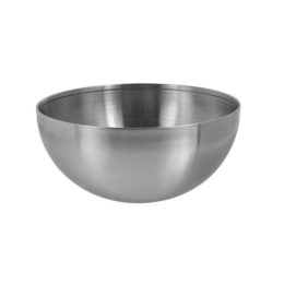 Миска  0,7 л. d=15 см. h=7 см. полусферическая, нерж. /1/