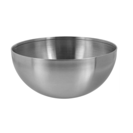 Миска  1,9 л. d=20 см. h=9 см. полусферическая, нерж. /1/