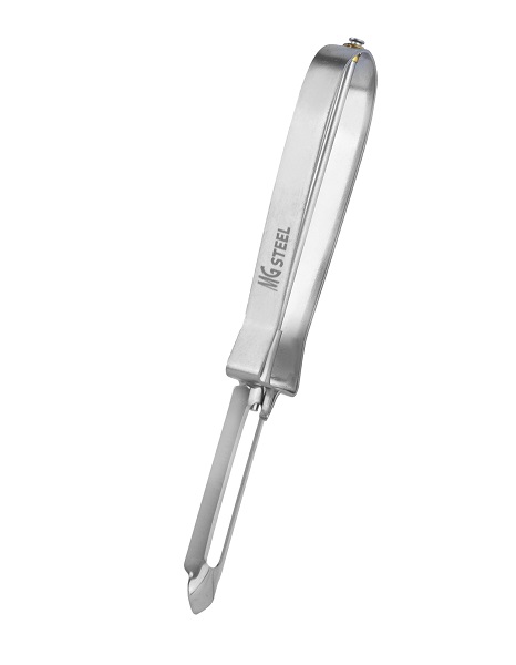 Овощечистка 6/15 см. с плавающим лезвием, нерж с хром ручкой /1/24/432/