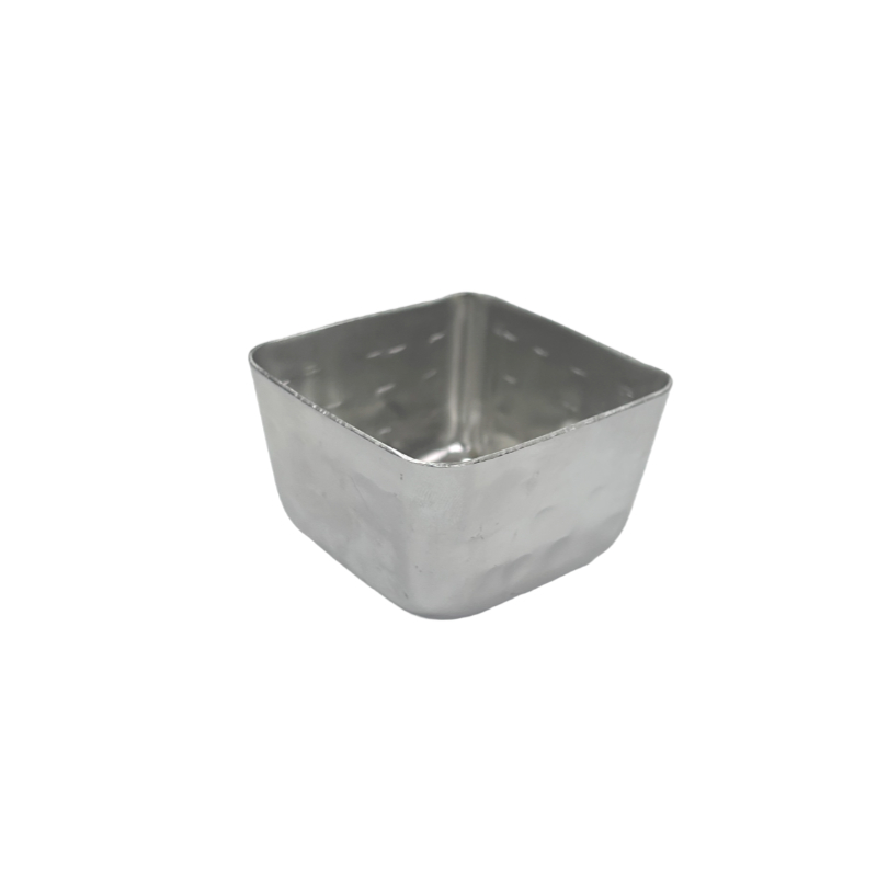 Соусник 75мл 50x50мм h35мм металлический /1/432/