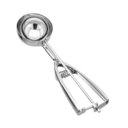 Ложка для мороженого d=70 мм. 90 мл. с механизм. металлическая по 1 шт/уп