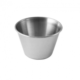 Соусник 105мл d75мм h49мм металлический /1/288/