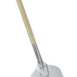 Лопата для пиццы прямоуг. 35*35 см. l=50 см. алюм. с дерев. ручкой /1/12/