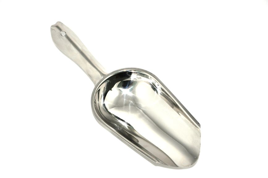 Совок для льда/сыпучих продуктов 100 мл. 240 мм. нерж. /1/144/