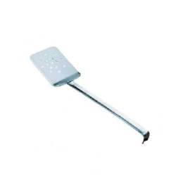 Лопатка 41 см. изогнутая раб. часть 10,5*9 см. нерж. перфорир. широкая /1/72/