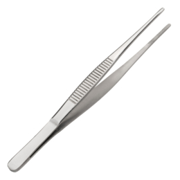 Щипцы кухонные пинцет 160мм металлические прямые по 100 шт/уп