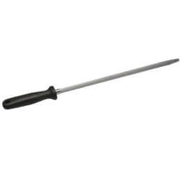 Мусат 25/36,5 см. стальной, круглое сечение, пластик. ручка (810) /1/60/