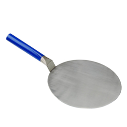 Лопата кухонная для пиццы d=25,5 см. l=20 см. нерж. с прорезин. ручкой /1/