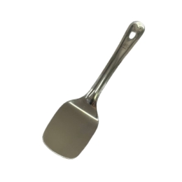 Лопатка кухонная 24 см. изогнутая раб. часть 7,5*6,5 см. нерж. /1/