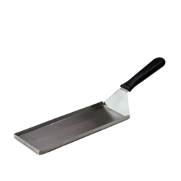 Лопатка сервировочная 40,5 см. раб. часть 25,5*10 см. нерж. пластик. ручка/1/