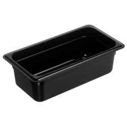 Гастроёмкость 1/3-100 325×176мм h100мм 3.3л чёрная прямоугольная без крышки из поликарбоната по 1 шт/уп