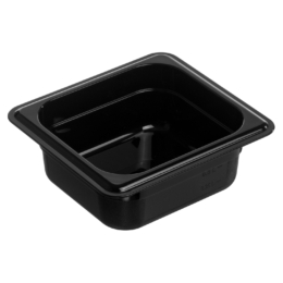 Гастроёмкость 1/6-65 176×162мм h65мм 1л чёрная прямоугольная без крышки из поликарбоната по 1 шт/уп