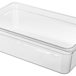 Гастроёмкость 1/1-150 530×325мм h150мм 20л прозрачная прямоугольная без крышки из поликарбоната по 4 шт/уп