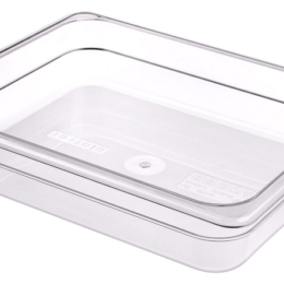 Гастроёмкость 1/2-65 325×265мм h65мм 3.8л прозрачная прямоугольная без крышки из поликарбоната по 14 шт/уп