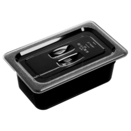 Крышка для гастроёмкости 1/4 прозрачная из поликарбоната по 1 шт/уп