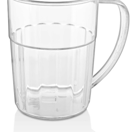 Кружка для пива 500мл d100мм h140мм поликарбонат прозрачн по 50 шт/уп