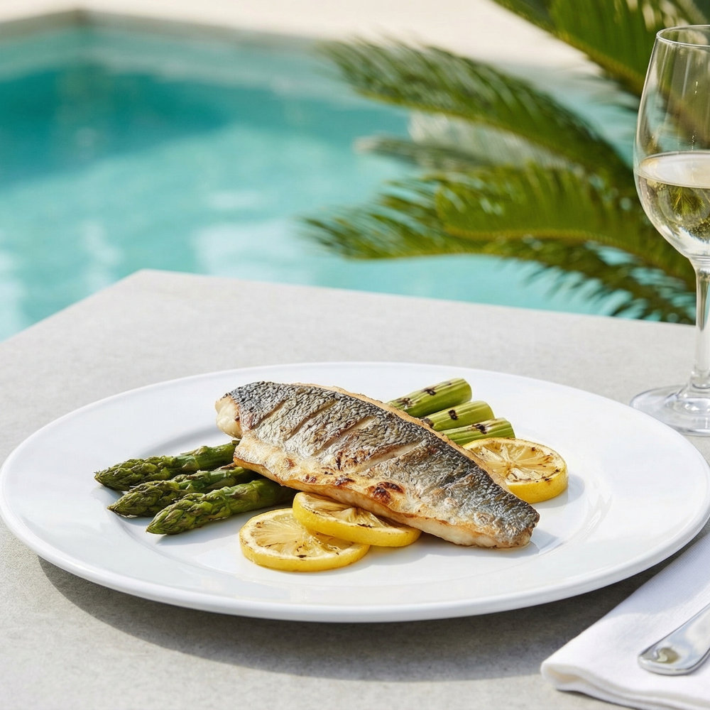 Тарелка для еды круглая d230мм h20мм белая из поликарбоната по 72 шт/уп — изображение 2