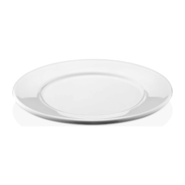 Тарелка для еды круглая d230мм белая из поликарбоната по 72 шт/уп