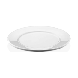 Тарелка для еды круглая d150мм белая из поликарбоната по 100 шт/уп