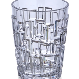 Стакан для напитков «Crystal Mosaic» 250мл d80мм h106мм прозрачный круглый из поликарбоната по 100 шт/уп