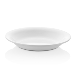 Тарелка суповая круглая 370мл d190мм h28мм белая из поликарбоната по 100 шт/уп