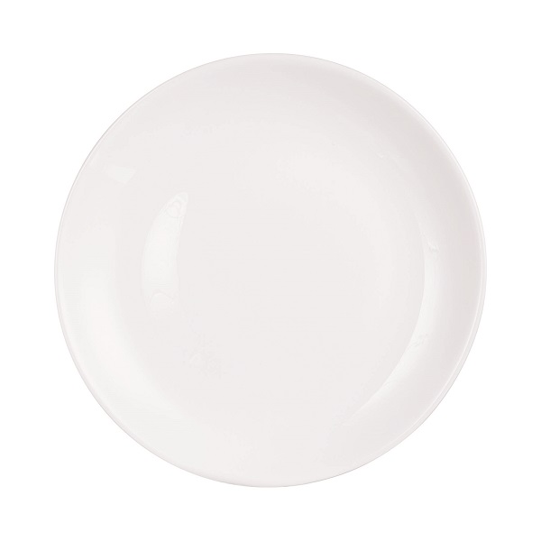 Тарелка для еды круглая пирожковая «Evolution» d160мм белая из опалового стекла по 1 шт/уп