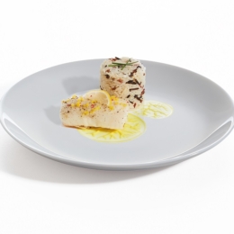 Тарелка для еды круглая «Evolution» d190мм h18мм гранитная без полей из опалового стекла по 6 шт/уп