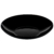 Тарелка для еды круглая «Evolution» 1200мл d260мм h46мм чёрная глубокая из опалового стекла по 6 шт/уп