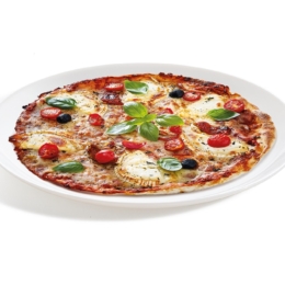 Тарелка для еды круглая «Evolution» d250мм белая без полей из опалового стекла по 6 шт/уп