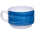 Чашка кофейная/чайная «Brush» 190мл d76мм h57мм синий край из опалового стекла по 12 шт/уп